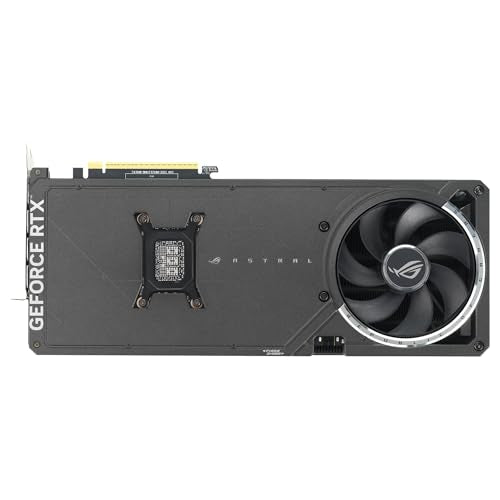 ASUS ROG Astral GeForce RTX 5080 Tarjeta gráfica Gaming (PCIe 5.0, 16GB GDDR7, HDMI/DP 2.1, 3.8 Ranuras, 4 Ventiladores, Axial-Tech, cámara de Vapor, Almohadilla térmica de Cambio de Fase)