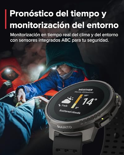 SUUNTO Vertical Reloj Deportivo - Smartwatch GPS, GPS de Doble Frecuencia, Mapas sin Conexión Gratuitos, Autonomía de hasta 50 Días, Carcasa Resistente Militarmente, Resistente al Agua hasta 100m