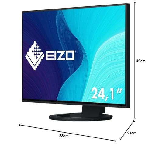 EIZO FlexScan EV2495 - Monitor Profesional - 24" IPS, 1920x1200, 1000:1, USB-C, DisplayPort, HDMI, 5 ms (Gris-Gris), 350 CD/m2, 94 ppi