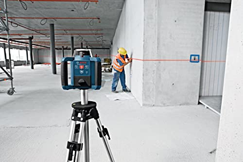 Bosch Professional Nivel láser giratorio GRL 300 HV (haz de luz roja, receptor láser LR 1, alcance hasta 300 m de diámetro, en maletín)