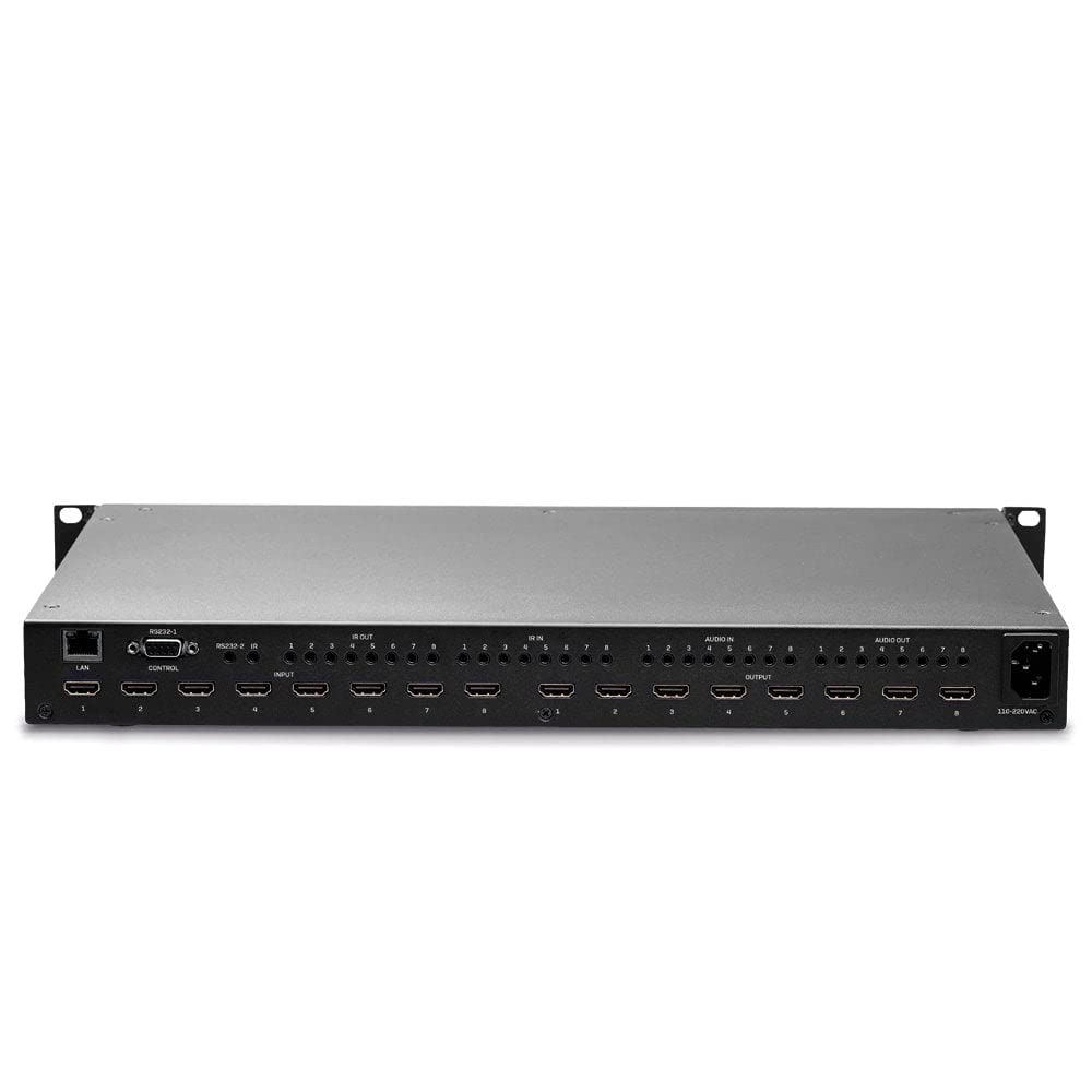 LINDY Matriz de vídeo 8x8 HDMI 18G con Escalador para Pared de Pantalla