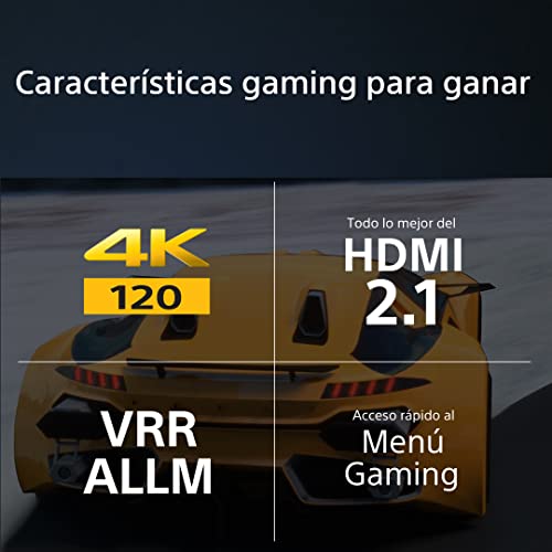 Sony BRAVIA XR-55A80L, 55 Pulgadas, TV OLED con 4K HDR, Smart Google TV, Eco Pack, Bravia Core, Óptimo para PlayStation5, Diseño Integral