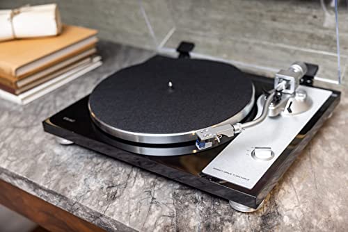 Teac TN-4D-SE/B Plato Giratorio de Vinilo con accionamiento Directo analógico (Tocadiscos, Amplificador Phono EQ Integrado), Negro
