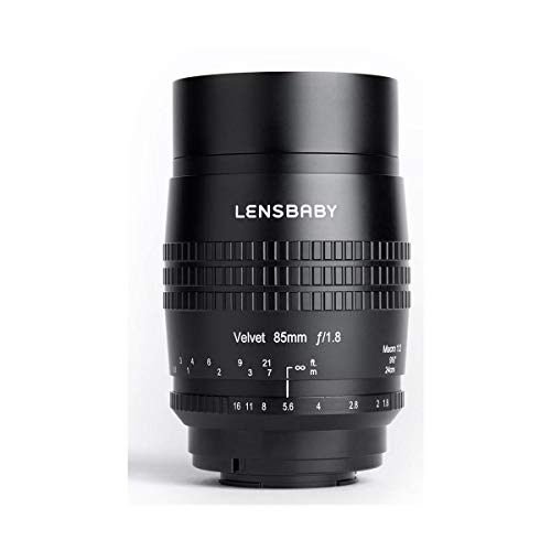 Lensbaby - Velvet 85 - para Sony E - Suave y Aterciopelado Macro y Retratos - Efecto incandescente
