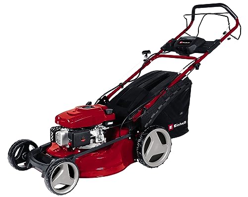 Einhell Cortacésped térmico GC-PM 51/3 S HW-E Li (2,7 kW, Motor 4 Tiempos, 1 Cilindro, Cable de Arranque en el Manillar, función de Arranque eléctrico, batería de Arranque sin Mantenimiento)