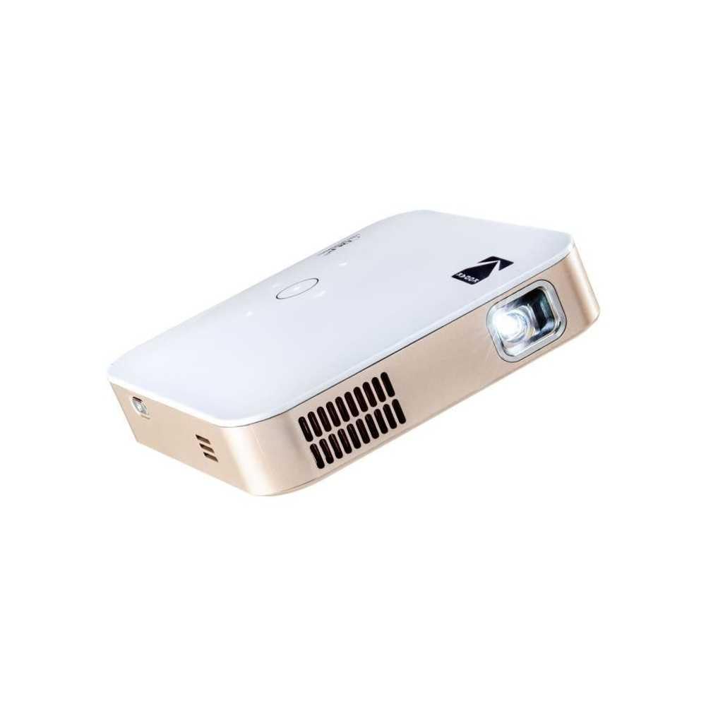 KODAK RODPJS350 - Mini proyector KokFPJ350 (4 K, Incluye Sonido, 350 lúmenes, portátil, Pantalla de 510 cm)