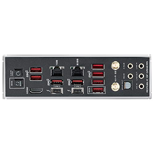 ASUS ROG MAXIMUS XIII EXTREME - Placa base (Intel Z590, LGA,1200 EATX con VRM de 20 fases, 5 M.2, 2 Thunderbolt 4, Marvell AQtion 10 GB Ethernet, Intel 2.5 GB Ethernet, PCIe 4.0, WiFi 6E y Aura Sync)