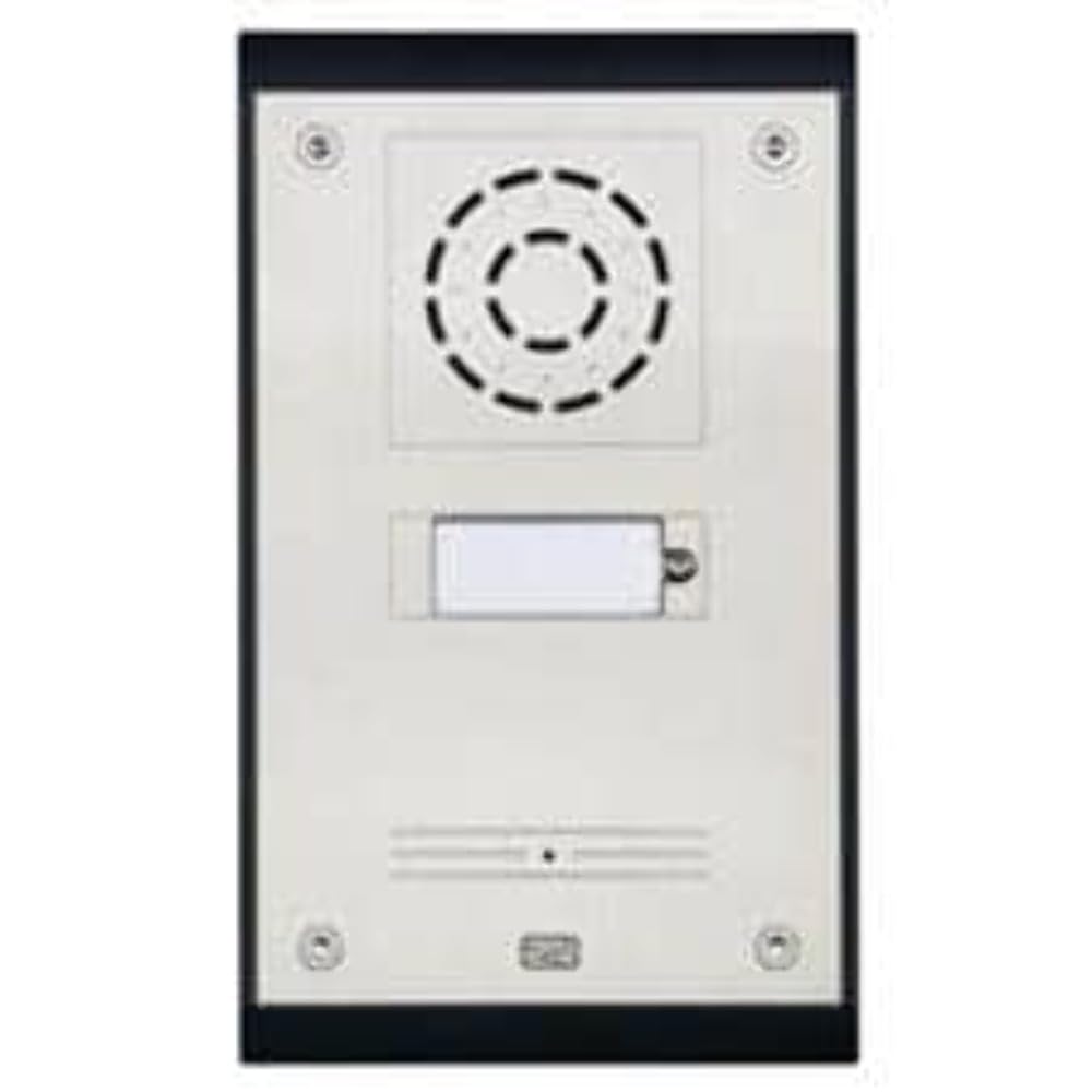 2N Telecommunications 9153101 sistema de comunicación de puerta - Telefonillo (115 x 39 x 193 mm, Negro, Plata)