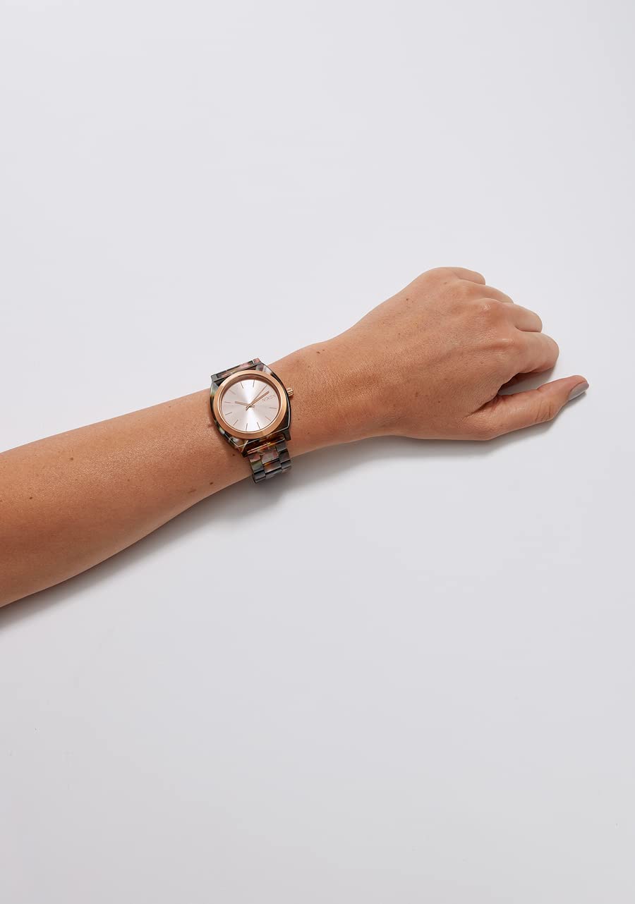 Nixon A327646-00 - Reloj analógico de Cuarzo para Mujer, Correa de plástico Multicolor