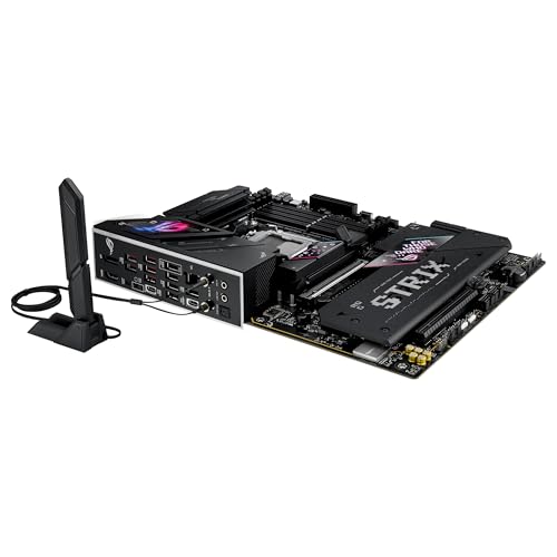 ASUS ROG Strix B850-E Gaming WiFi - Placa Base AMD, 16+2+2 etapas de Potencia, DDR5, Cinco Ranuras M.2, PCIe 5.0, WiFi 7, Puerto USB4 Tipo-C, USB 20 Gbps con PD 3.0 de hasta 30 W y Aura Sync RGB