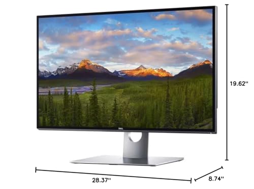 DELL UltraSharp UP3218K LED display 81,3 cm (32") 8K Ultra HD Plana Mate Negro, Plata - Monitor (81,3 cm (32"), 7680 x 4320 Pixeles, 8K Ultra HD, LED, 6 ms, Negro, Plata)