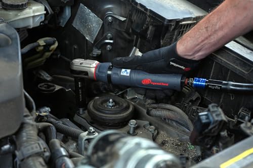 Ingersoll-Rand 1105MAX-D3 Llave de Carraca Neumática de 3/8", Mini Herramienta Neumática con Torsión de 41 Nm, 300 rpm, Gris.