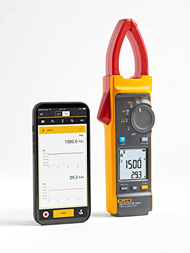 Fluke Pinza amperimétrica de verdadero valor eficaz con iFlex CAT III 1500 V 393 FC