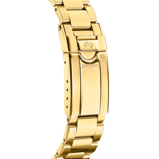 JAGUAR Reloj Modelo J898/3 de la colección Woman, Caja de 34 mm Blanco con Correa de armys Chapado para señora