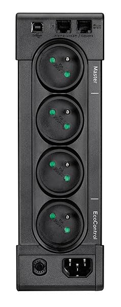 Eaton Ellipse PRO 650 FR sistema de alimentación ininterrumpida (UPS) 4 salidas AC 650 VA 400 W - Fuente de alimentación continua (UPS) (650 VA, 400 W, 165 V, 285 V, 220 V, 240 V)