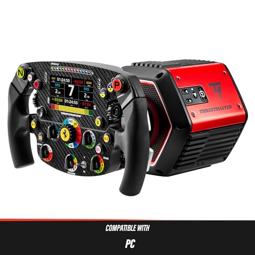 Thrustmaster T818 Ferrari SF1000 Simulator, Volante de Carreras Force Feedback Direct Drive para PC, con Licencia Oficial de Ferrari