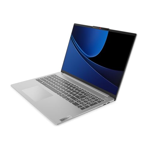 Lenovo IdeaPad Slim 5 Gen 9 Ordenador Portátil 16" 2K OLED (Intel Core Ultra 7 155H, 32GB RAM, 1TB SSD, Intel AI Boost, Wi-Fi 6E, Win 11 Home, Office de Prueba) Teclado QWERTY Español, Gris Claro
