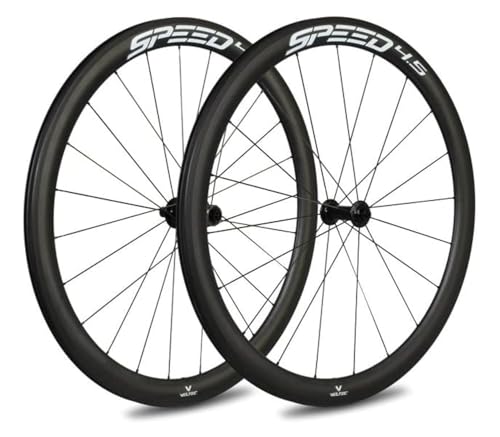 veltec Juego de Ruedas Speed 4.5 19 mm SR Rim Brake QR XDR, Adultos Unisex, Negro/Blanco, 622-19