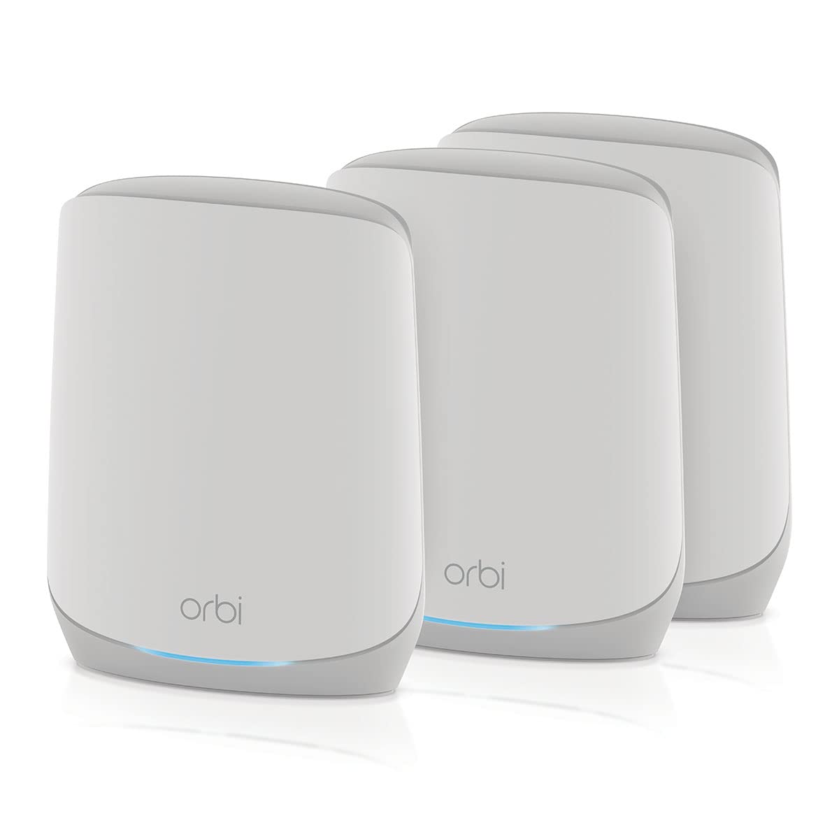 NETGEAR Orbi Sistema Mesh WiFi 6 RBK763S - Router Mesh y 2 extensores - Cobertura hasta 525 m2 - Mejora la velocidad WiFi hasta 5,4 Gbps y 75 dispositivos - Configuración sencilla de la aplicación
