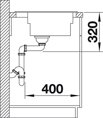BLANCO 524056 CENAR, 60 cm Unterschrank