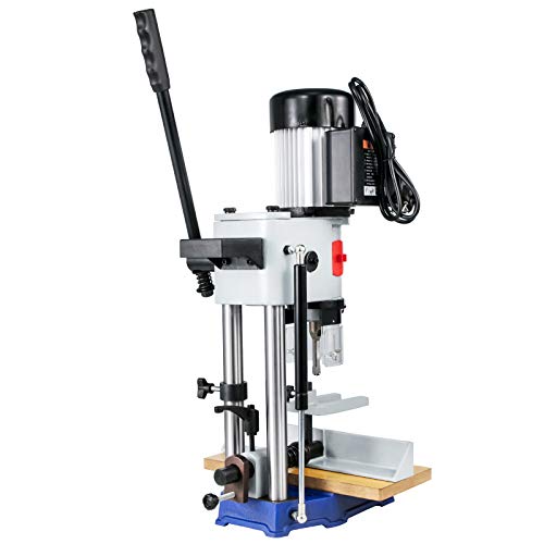 VEVOR Máquina de Mortaja Cincel Hueco Mortaja con Broca de Cincel para El Cincel de Madera Máquina Mortiser para Trabajar La Madera, para Procesar Productos de Madera y Materiales Metálicos