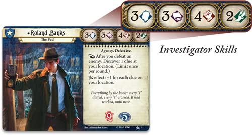 Fantasy Flight Games , Arkham Horror The Card Game: Revised Core Set, Card Game, Ages 14+, 1 to 4 Players, 60 to 120 Minutes Playing Time