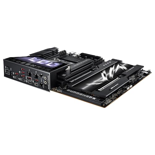 ASUS ROG Crosshair X870E Hero - Placa Base AMD ATX, 18+2+2 etapas de Potencia, DDR5, PCIe 5.0 Compatible con GPU de última generación, Cinco M.2, Wi-Fi 7, USB4, AI Overclocking