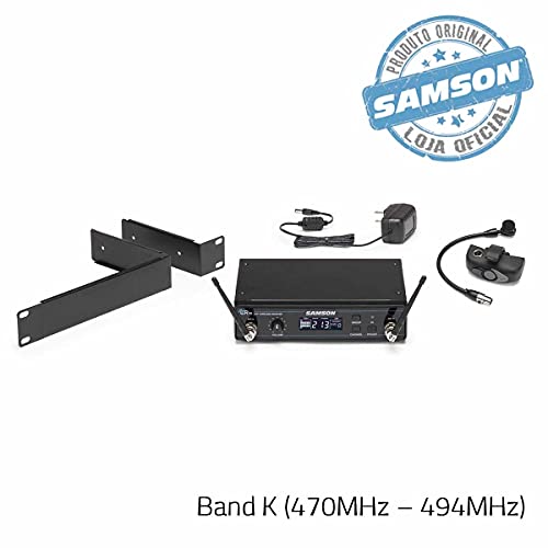 Samson - Airline AWX Wind Instrument - K (470-494MHz) - Sistema de micrófono completo para instrumento
