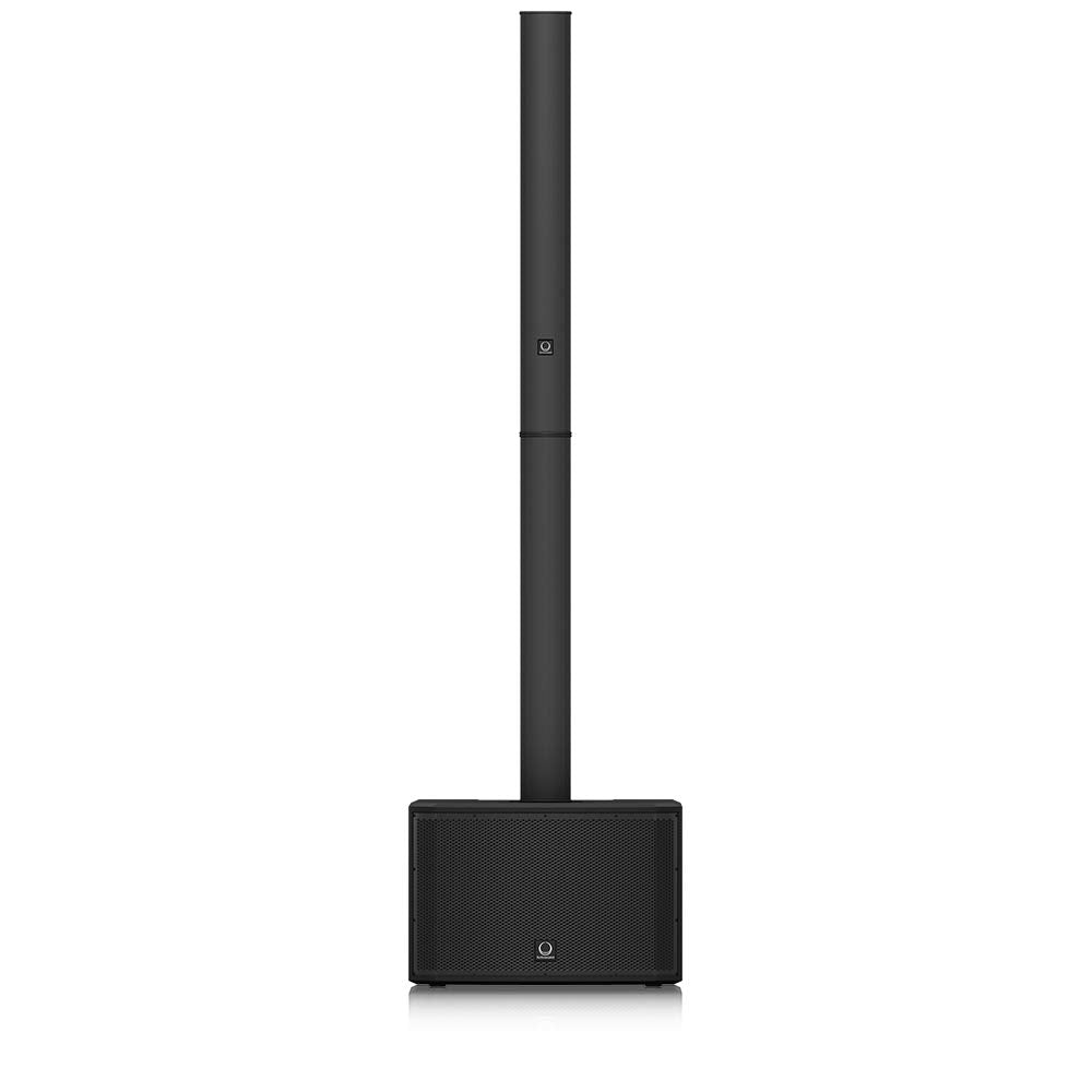 Turbosound iNSPIRE iP3000 Altavoz de columna alimentado de 2000 vatios con subwoofer de 2 x 12", 18 controladores de neodimio
