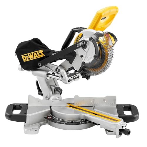 DEWALT DCS365N-XJ - Ingletadora telescópica XR 18V diámetro de 184 mm Luz XPS sin cargador/batería