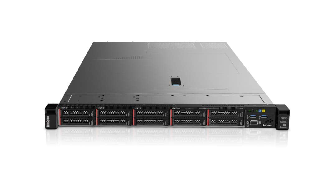 LENOVO ThinkSystem SR635 AMD EPYC 7302P 16C 32GB 1x32GB 2Rx4 3200 MHz RDIMM O/B 10 Drives 4 AnyBay SATA 1x750W Tooless Rails