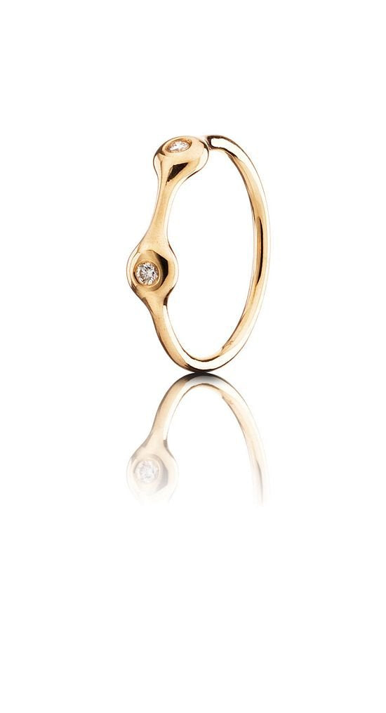 Pandora 970107D-60 - Anillo de oro amarillo de 18 quilates, talla 20 (19,1 mm)