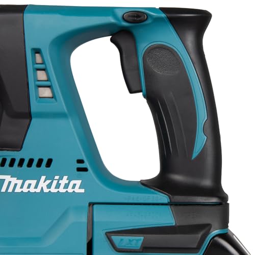Makita DHR243RTJ 4700ppm Ión de litio 3400g martillo perforador inalámbrico - Martillo rotatorio (Ión de litio, 18 V, 3,4 kg, Negro, Azul)