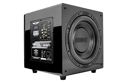 EARTHQUAKE Sound MiniMe DSP P-10 - Subwoofer Alimentado de 10 Pulgadas con Control DSP y tecnología de radiador pasivo Slaps