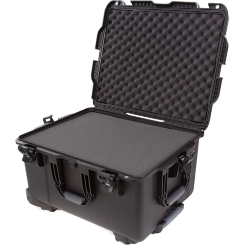 Nanuk Funda rígida Impermeable 960 con Ruedas y Espuma Ajustable, Color Negro