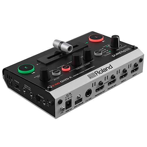Roland V-02HD MK II Mezclador de vídeo para streaming, Black
