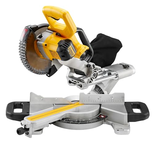 DEWALT DCS365N-XJ - Ingletadora telescópica XR 18V diámetro de 184 mm Luz XPS sin cargador/batería