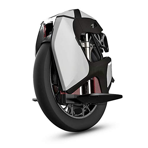 KINGSONG KS-S18 Ciclomotor Eléctrico, Adulto, Blanco, Motor de 2200W, Autonomía de hasta 100km, Velocidad Limitada de 25km/h, Neumático Hinchable de 18", Altavoz y Bluetooth