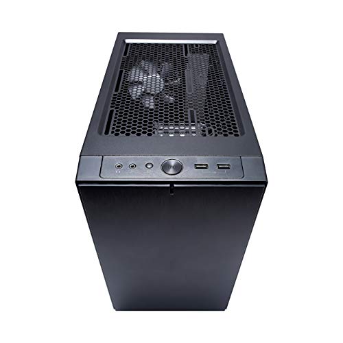 Fractal Design Nano S Window , Mini Tower Computer Case , ITX , Optimized for High Airflow and Silent Computing with ModuVent Technology ,2x Fractal Design Dynamic X2 GP,14 Fans included ,Black Window