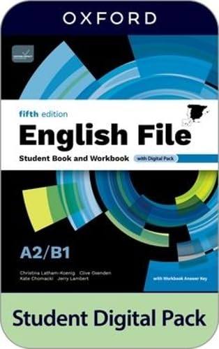 English File 5th Edition A2/B1. Student's Book and Workbook and digital with Key Pack (English File Fifth Edition)