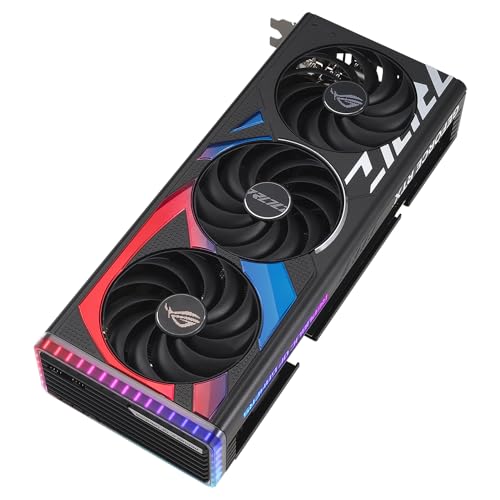 ASUS ROG Strix GeForce RTX 4070 Super - Tarjeta gráfica Gaming (PCIe 4.0, 12 GB GDDR6X, DLSS 3, HDMI 2.1a, DisplayPort 1.4a, Placa Posterior masiva ventilada, Sensor de Potencia, Aura Sync)