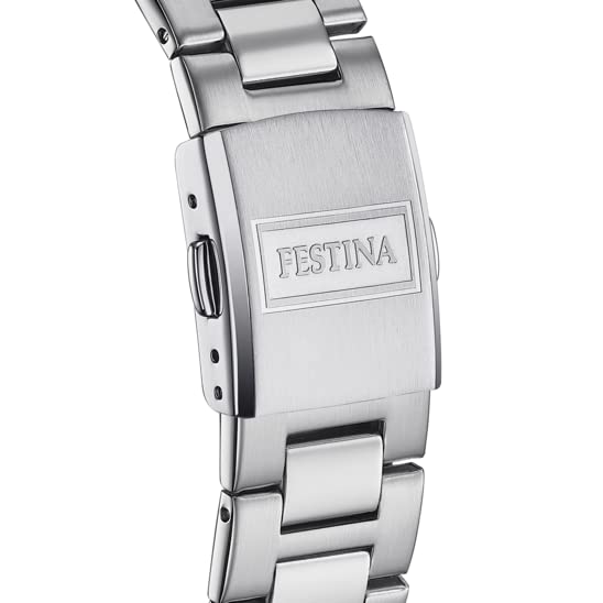 Reloj FESTINA para Hombre F16376/4 Acero Clasico Caja de Acero Inoxidable 316l Plateado Correa de Acero Inoxidable 316l Plateado