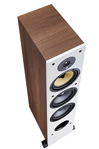Davis Acoustics Ariane 7 Nogal (Walnut) - Columna de 3 vías/4 Altavoces - Altavoz Vendido por Unidad