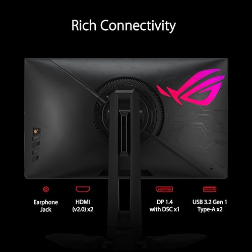 ASUS ROG Swift Pro PG248QP Monitor NVIDIA G-Sync (24,1 Pulgadas FHD, 540 Hz (OC), Panel Esports-TN, NVIDIA Reflex Analyzer, ULMB 2, Base Ajustable, códec ESS, DisplayHDR 400)