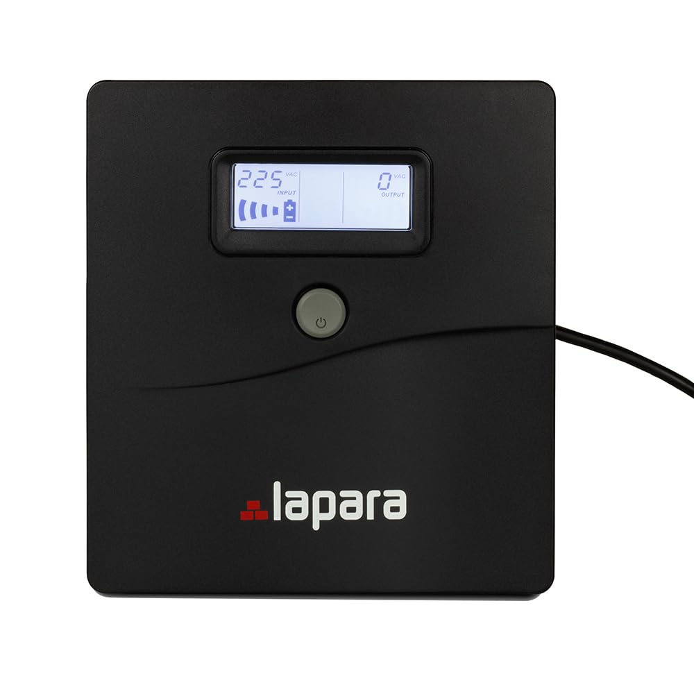 Lapara LA-VST-1000LCD Sistema de Alimentación Ininterrumpida SAI 1000VA 600W LCD Interactivo