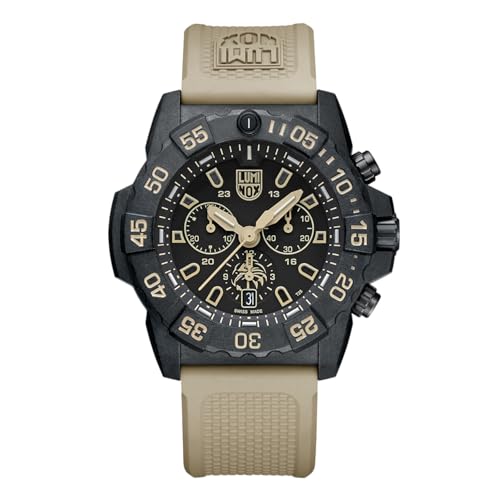 Luminox Reloj Cronógrafo para Hombres de Cuarzo Suizo con Correa en Caucho XS.3590.NSF.Set