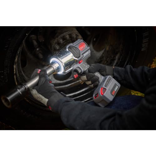 Ingersoll-Rand W8591-K2-EU Llave de Impacto Inalámbrica de 1" y 20V, Kit con 2 Baterías, 2710 Nm, Enclavija de 6" y Anillo de Fricción con Orificio Pasante