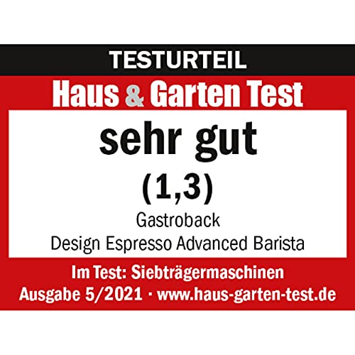 GASTROBACK Diseño Espresso Advanced Barista