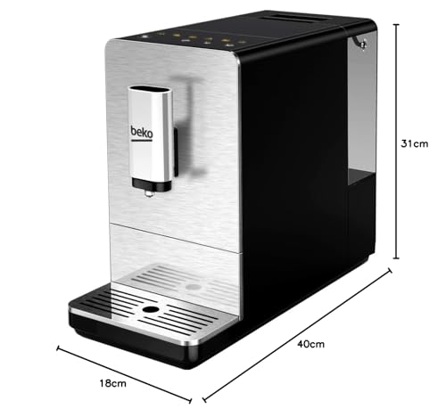 Beko - CEG5301X - Cafetera automática Inox de 19 bares de presión