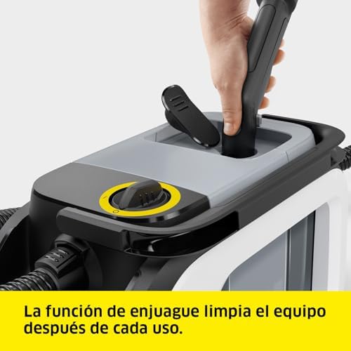 Kärcher Lava-aspiradora SE 3 Compact, 500 W, depósito Agua Limpia: 1,7 l, Superficie: 2,76 m², 4,1 kg, Manguera de pulverización y aspiración, Boquilla de Lavado tapicerías y Ranuras